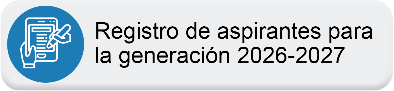 Registro de aspirantes para la generación 2026-2027 maestría Derecho