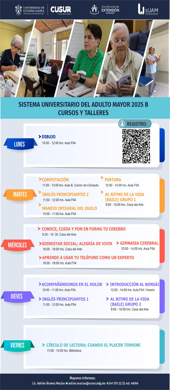 cartel talleres verano SUAM 2025