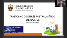Imparten conferencia “Estrés postraumático ante desastres naturales”