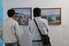 Inauguran la exposición pictórica “Antes del olvido”, de Jesús Vázquez Barragán