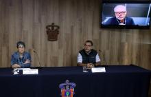 Conferencia sismos en Ciudad Guzmán y ZMG