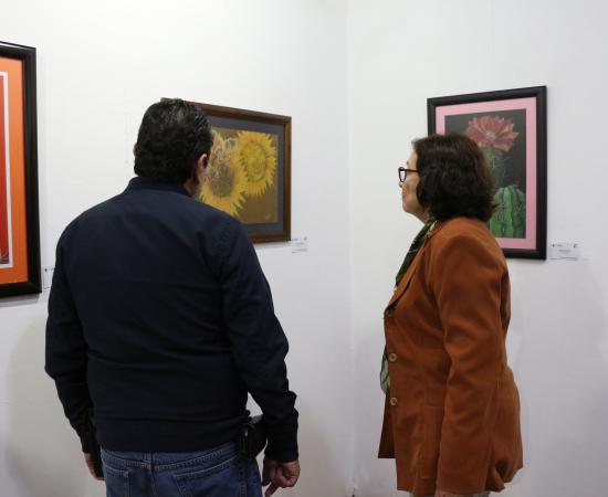Inauguran exposición colectiva "Sentidos Expuestos" en Casa del Arte del CUSur