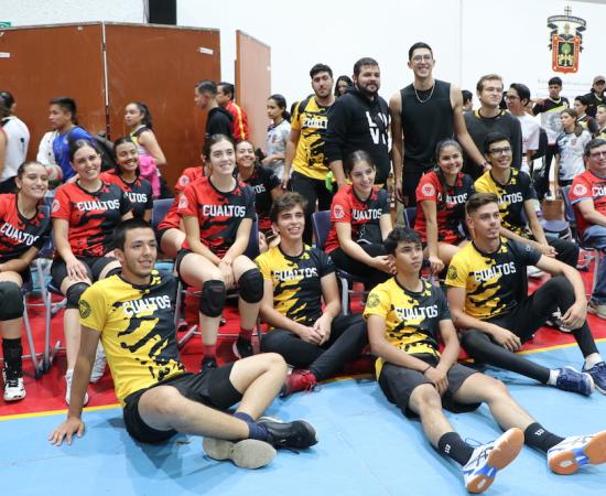 Inicia el voleibol de Intercentros 2023 en el CUSur