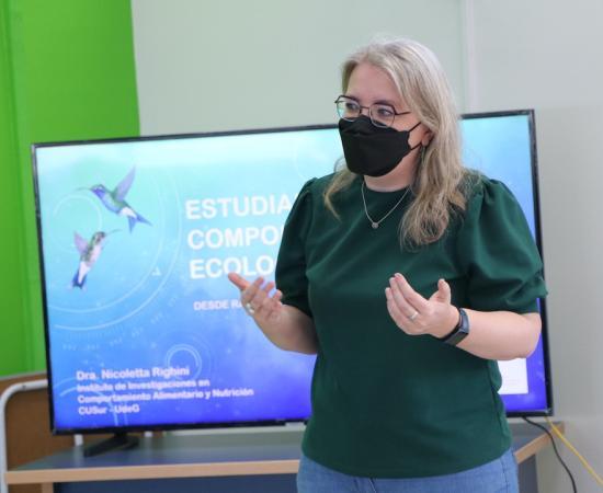 Investigadora del CUSur explica el comportamiento y la ecología nutricional de animales y humanos