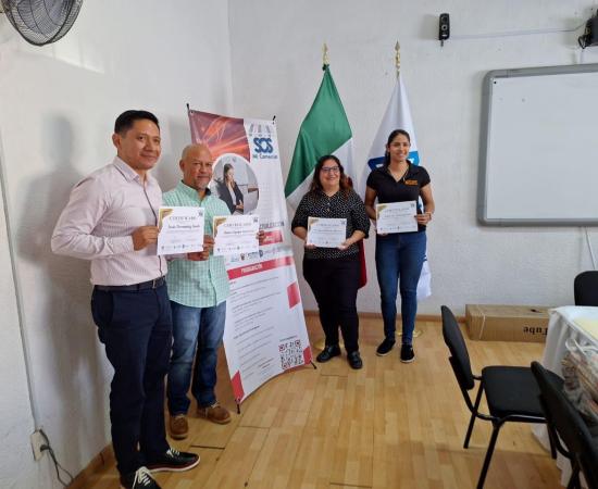 Concluye primera etapa del programa para la formación y actualización de comerciantes de la región