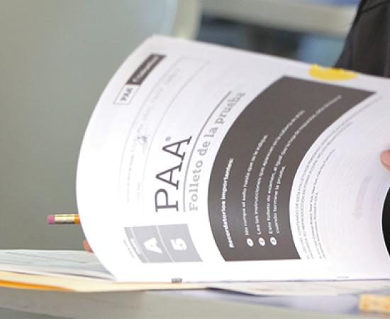 Aplicación única del examen de admisión calendario 2024 A